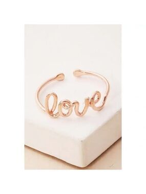 ($7) Handwritten Love Ring